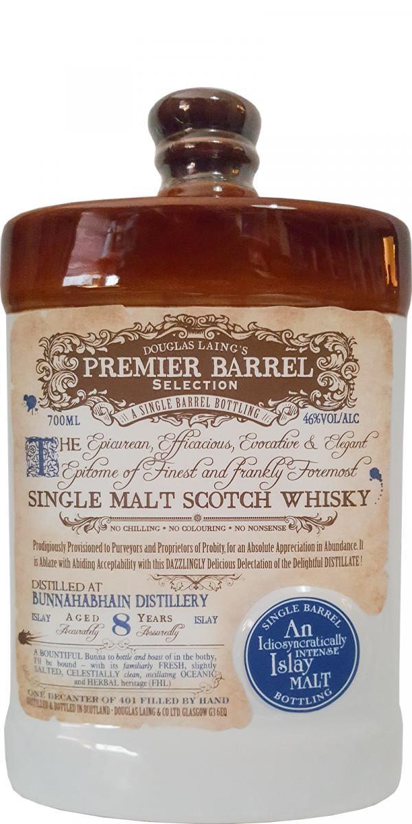 Bunnahabhain 08-year-old DL Premier Barrel Selection