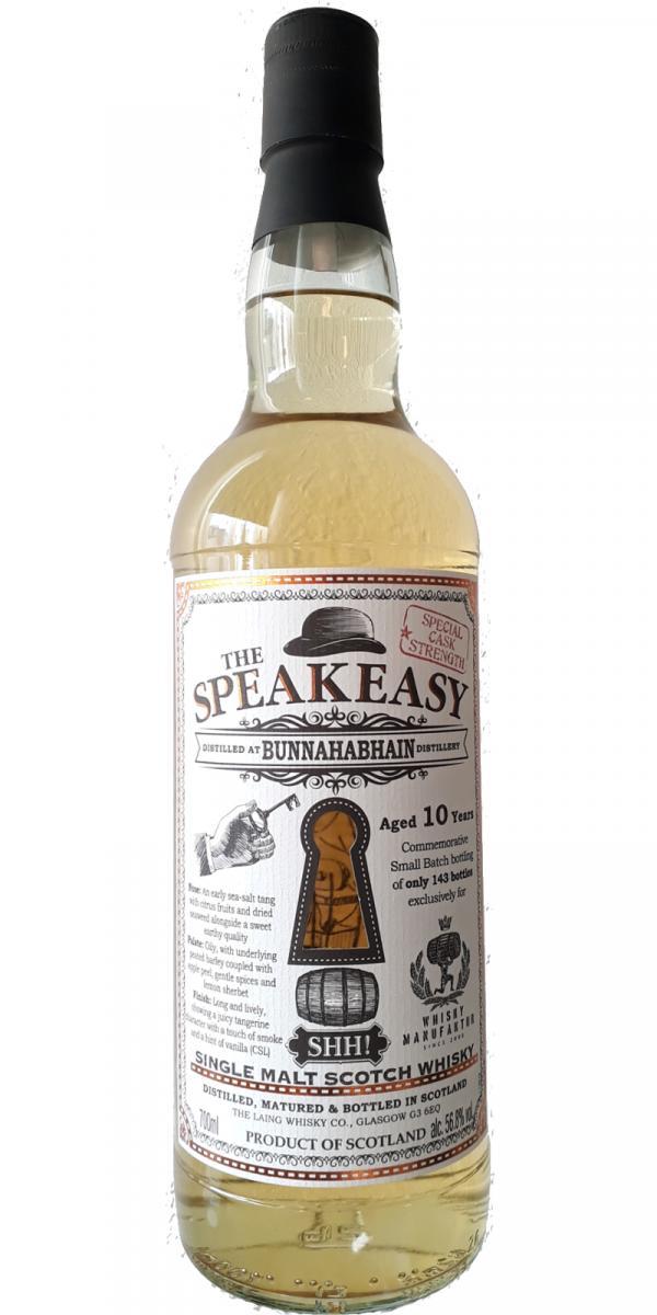 Bunnahabhain 10-year-old DL The Speakeasy