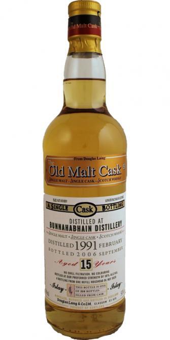 Bunnahabhain 1991 DL The Old Malt Cask