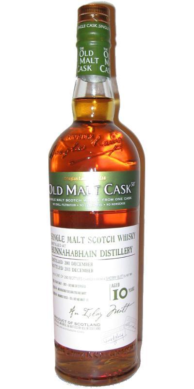 Bunnahabhain 2001 DL The Old Malt Cask