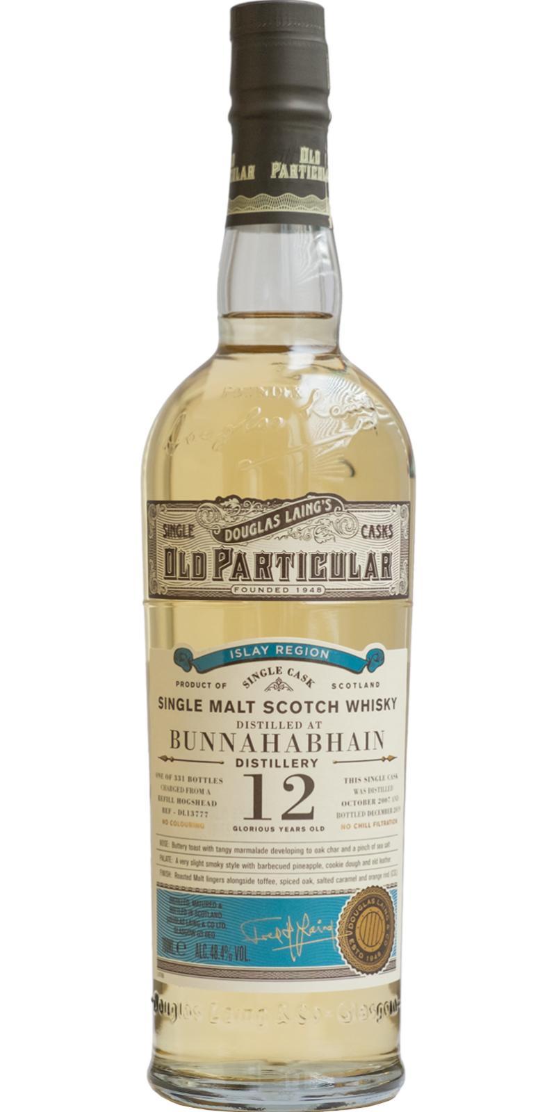 Bunnahabhain 2007 DL Old Particular