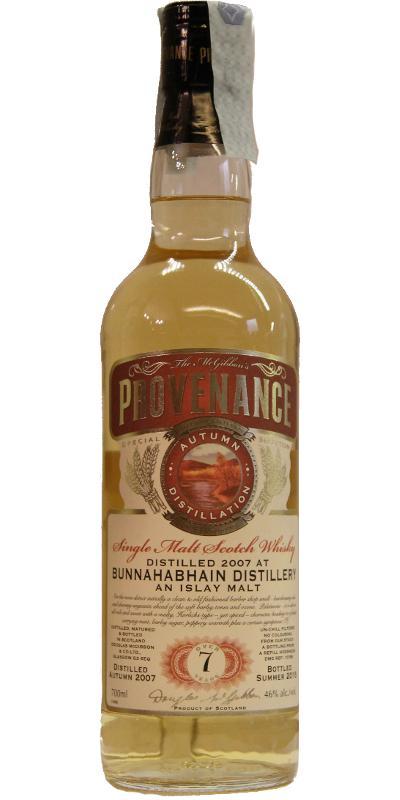 Bunnahabhain 2007 McG McGibbon's Provenance