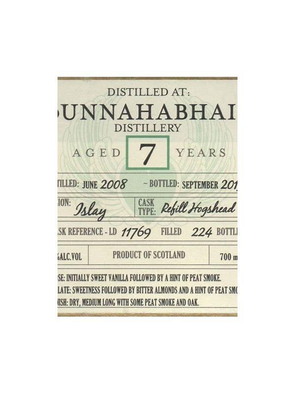 Bunnahabhain 2008 DoD