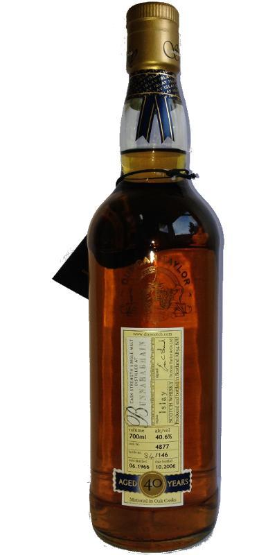 Bunnahabhain 1966 DT Rare Auld