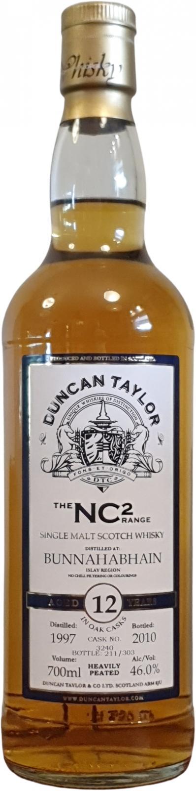 Bunnahabhain 1997 DT NC² Range