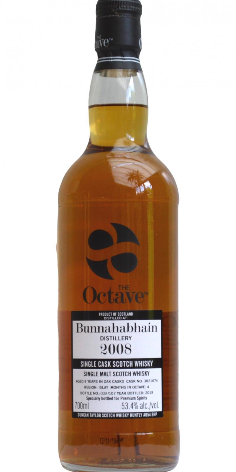 Bunnahabhain 2008 DT The Octave