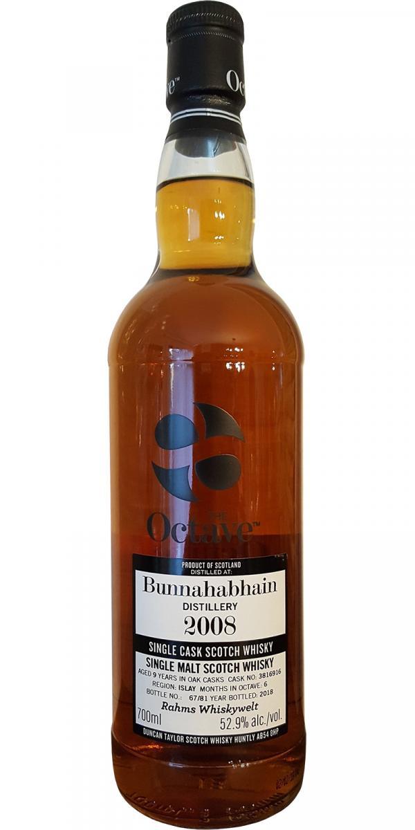 Bunnahabhain 2008 DT The Octave