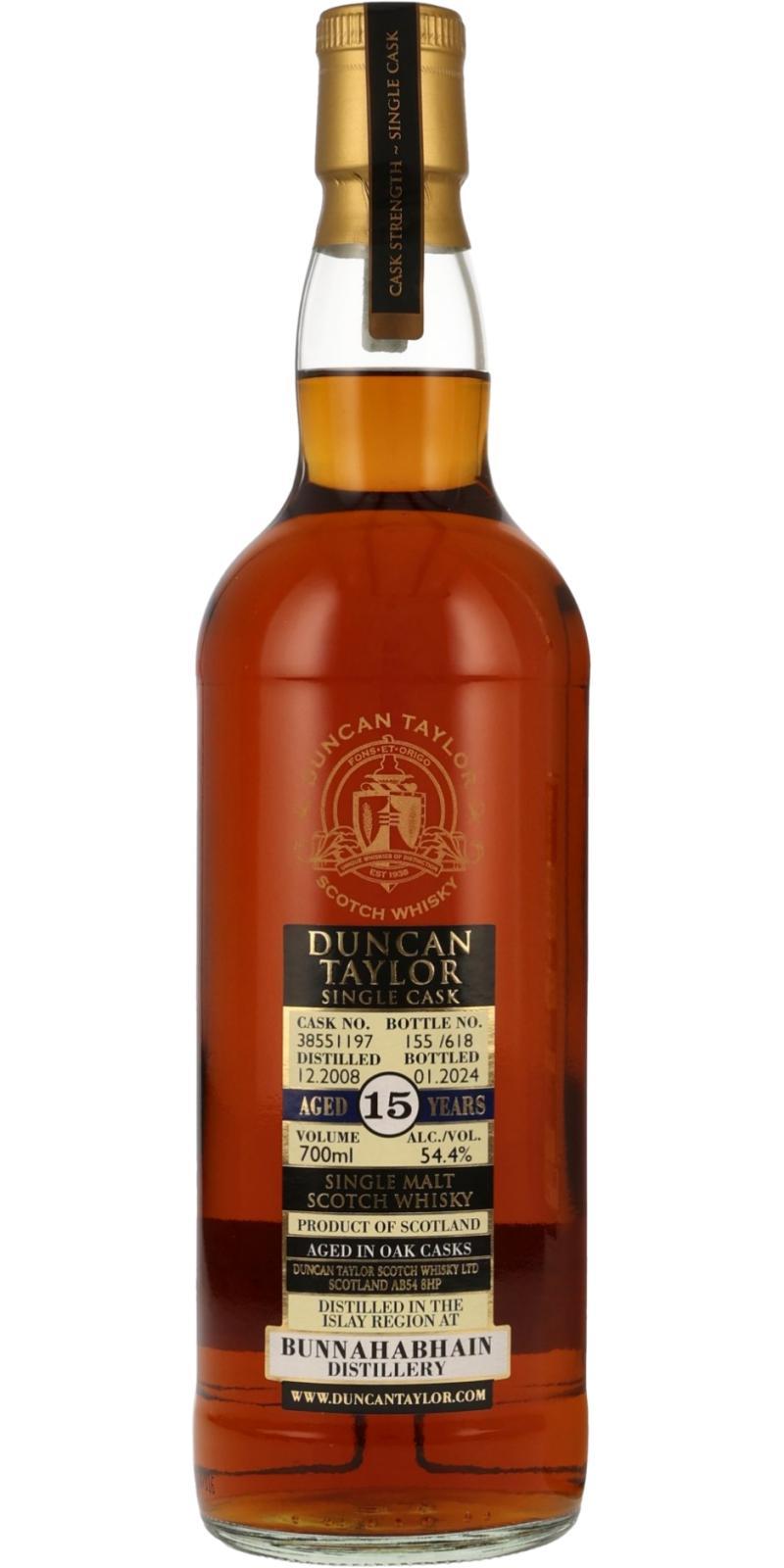 Bunnahabhain 2008 DT Single Cask