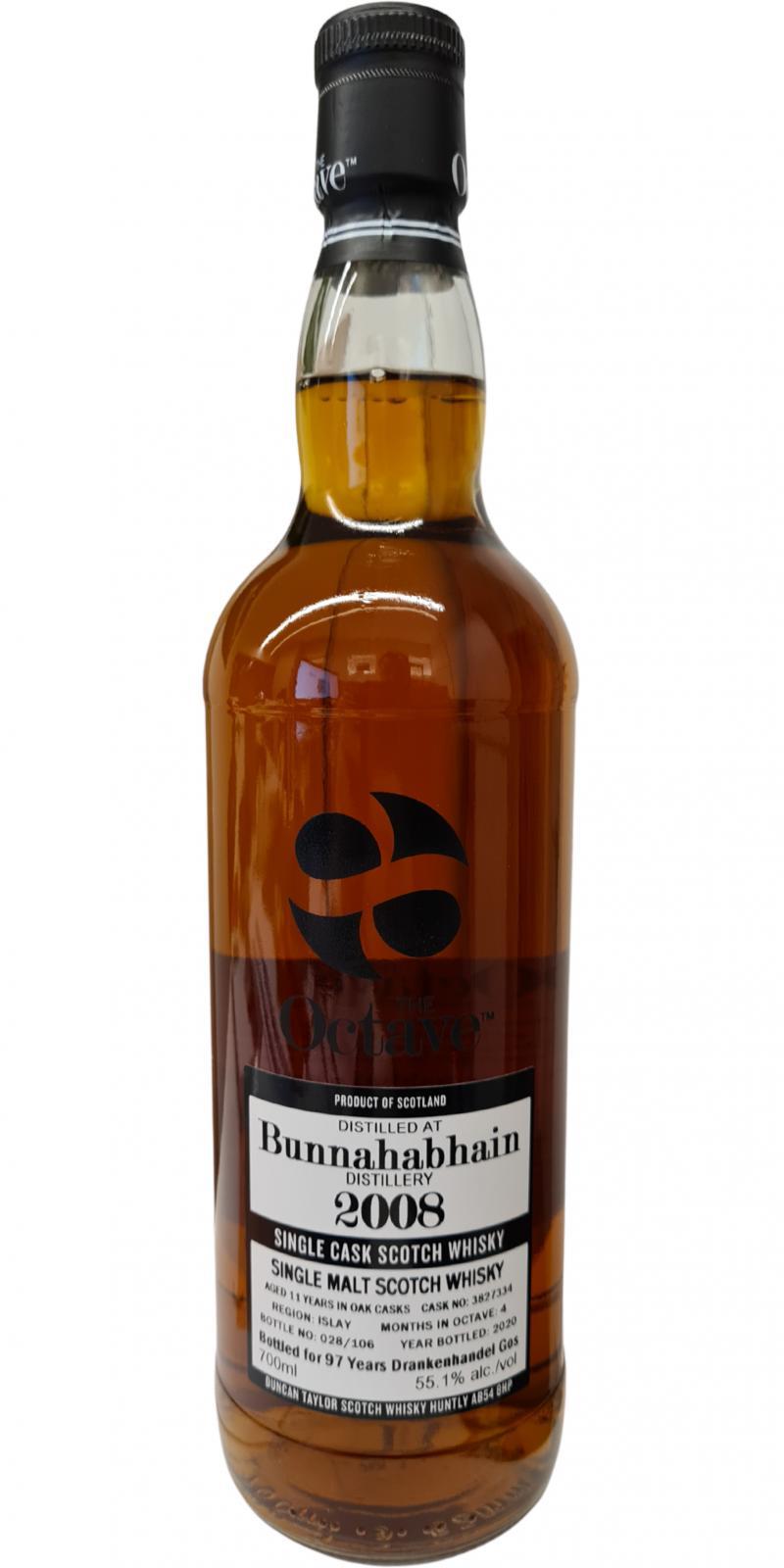 Bunnahabhain 2008 DT The Octave