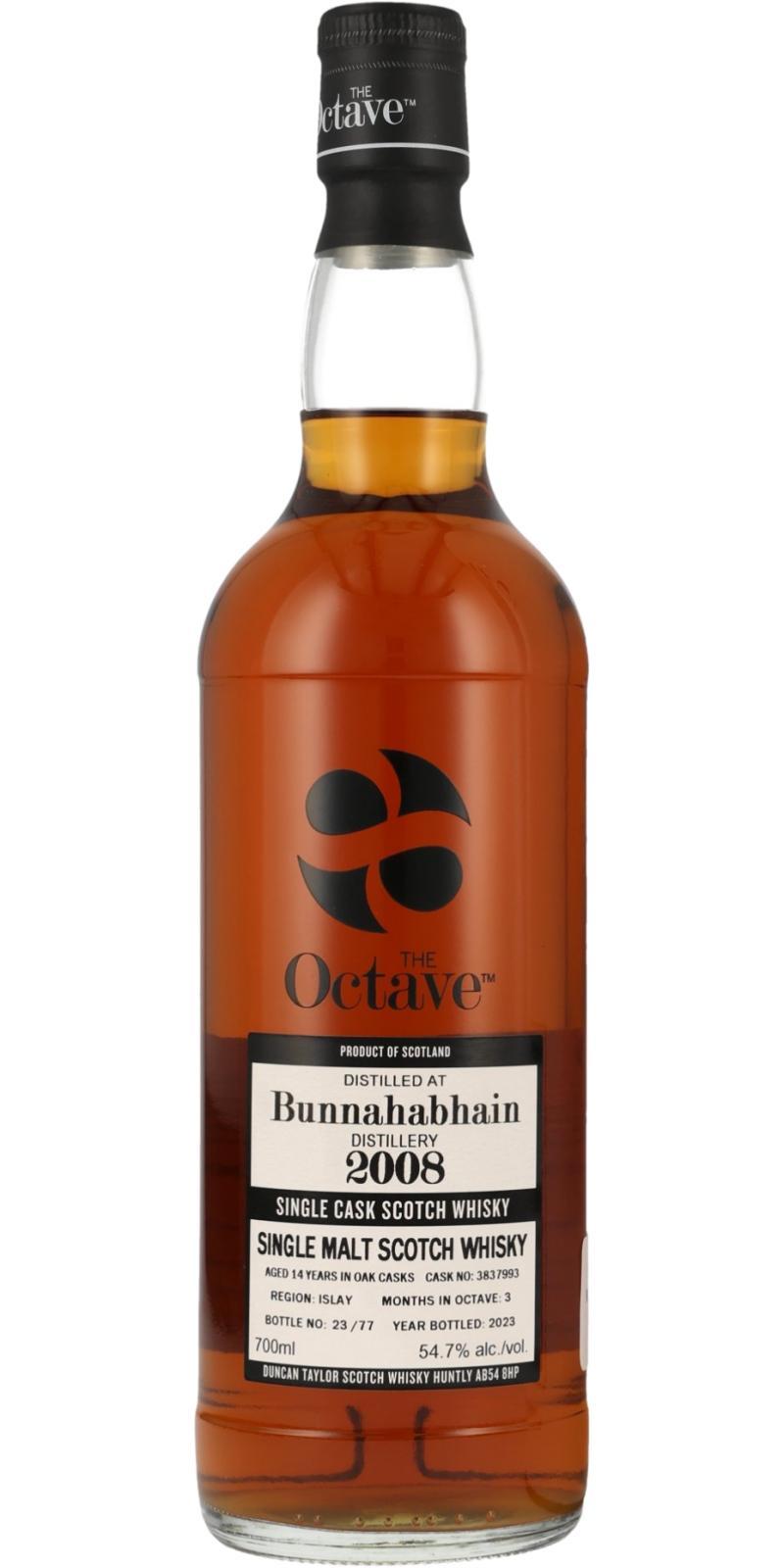 Bunnahabhain 2008 DT The Octave