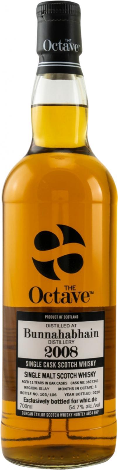 Bunnahabhain 2008 DT The Octave