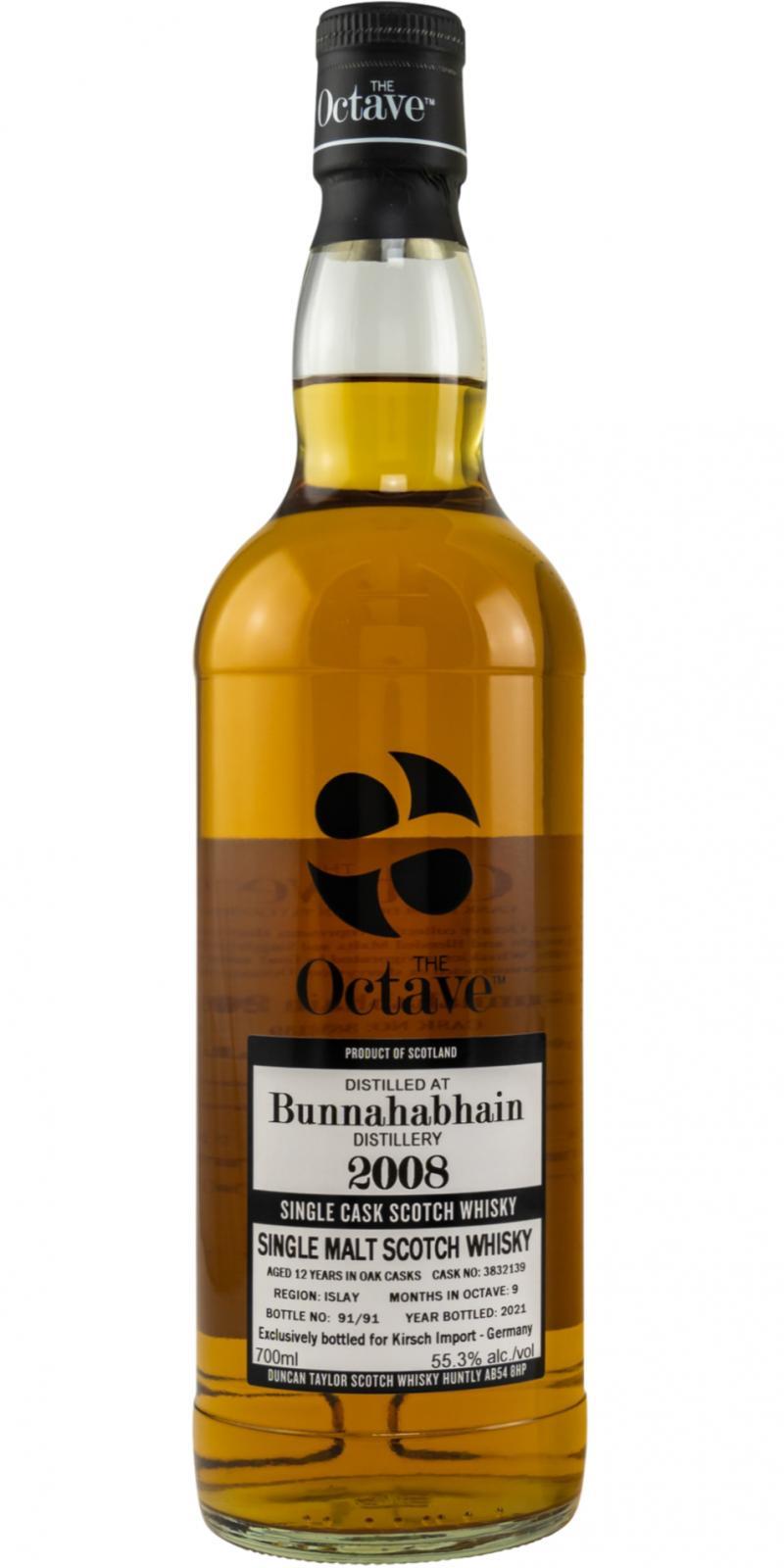 Bunnahabhain 2008 DT The Octave