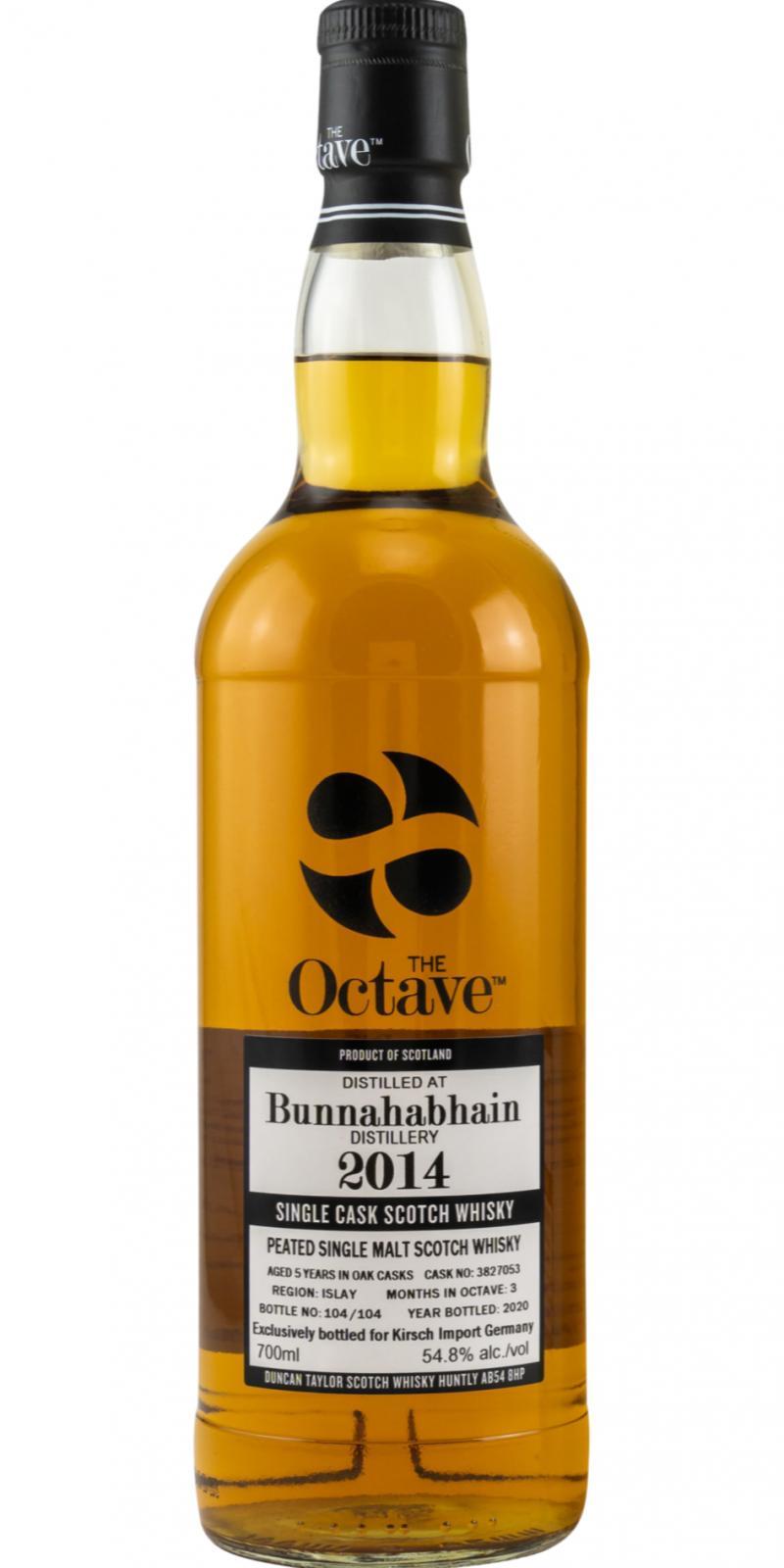 Bunnahabhain 2014 DT The Octave