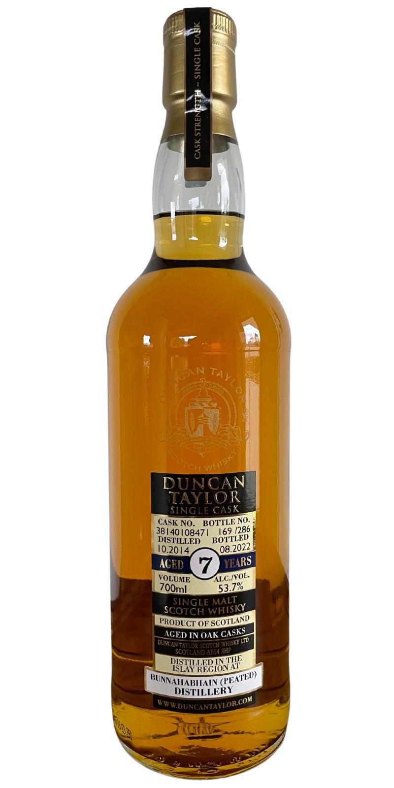 Bunnahabhain 2014 DT Single Cask