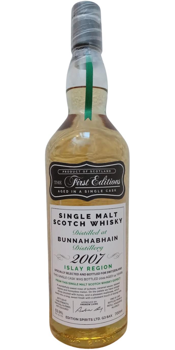 Bunnahabhain 2007 ED The First Editions