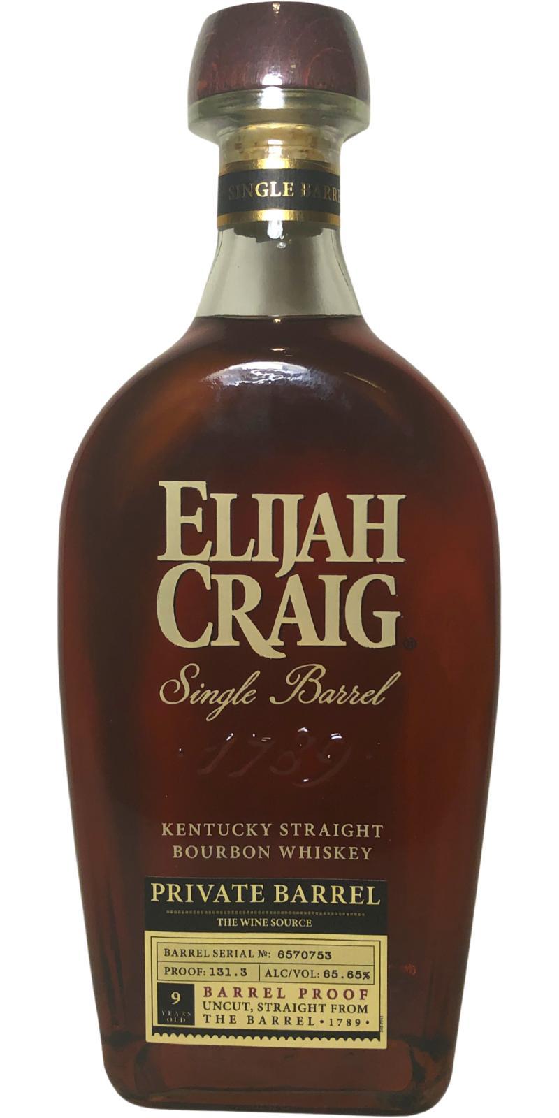 Elijah Craig 09-year-old  Private Barrel