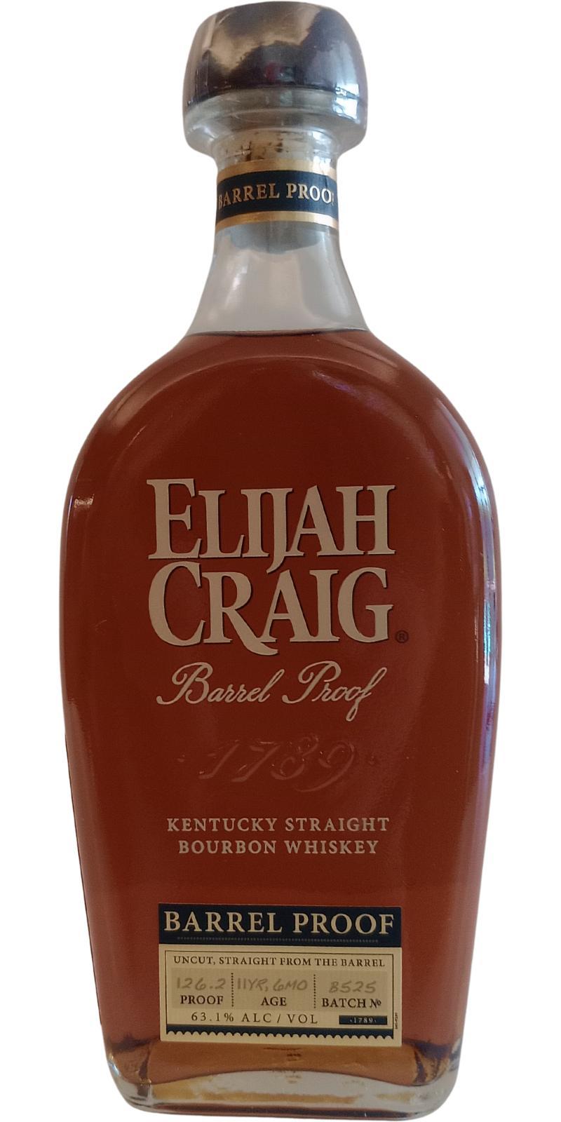 Elijah Craig 11-year-old  Barrel Proof