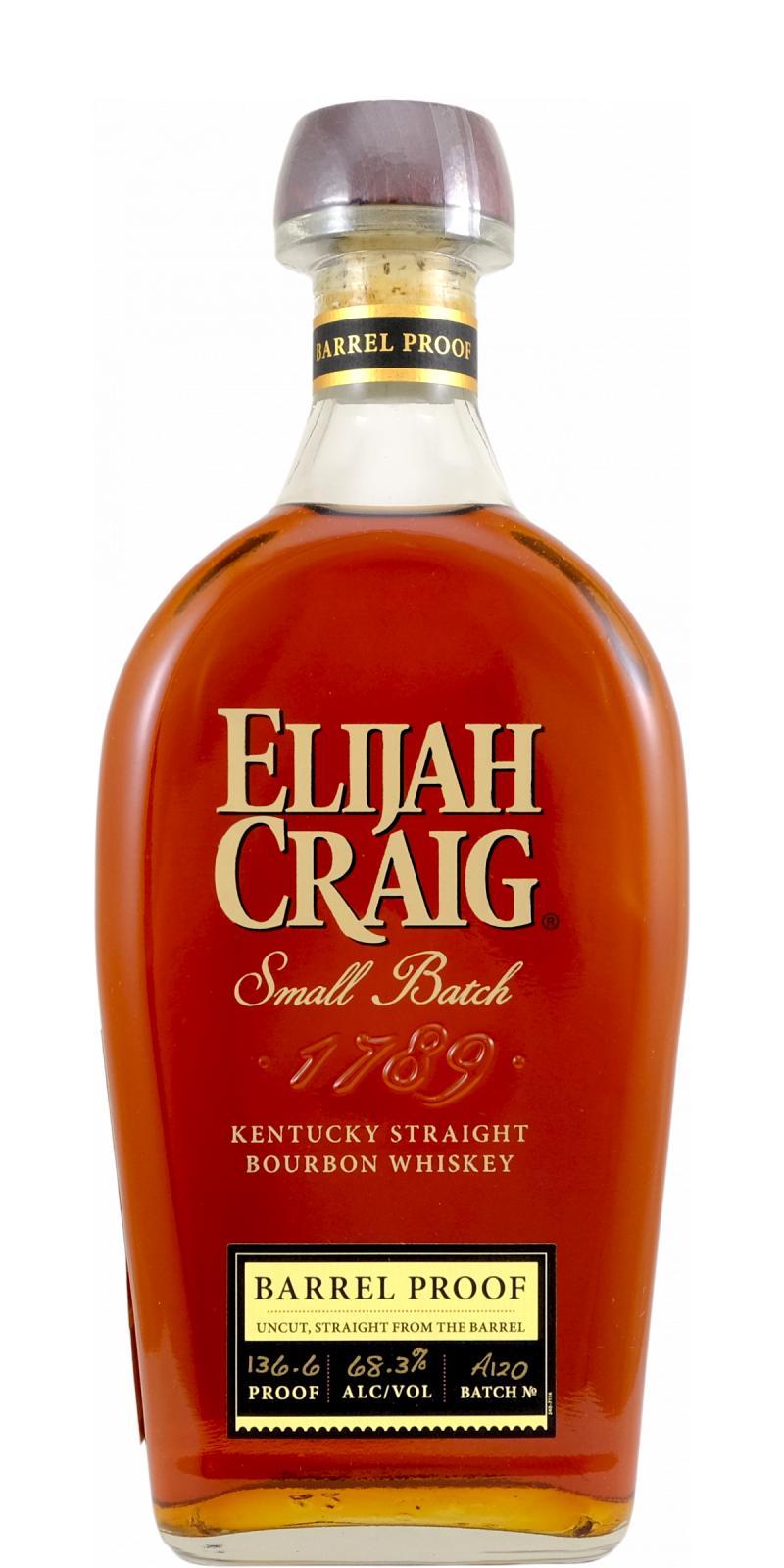 Elijah Craig 12-year-old   Small Batch Barrel Proof