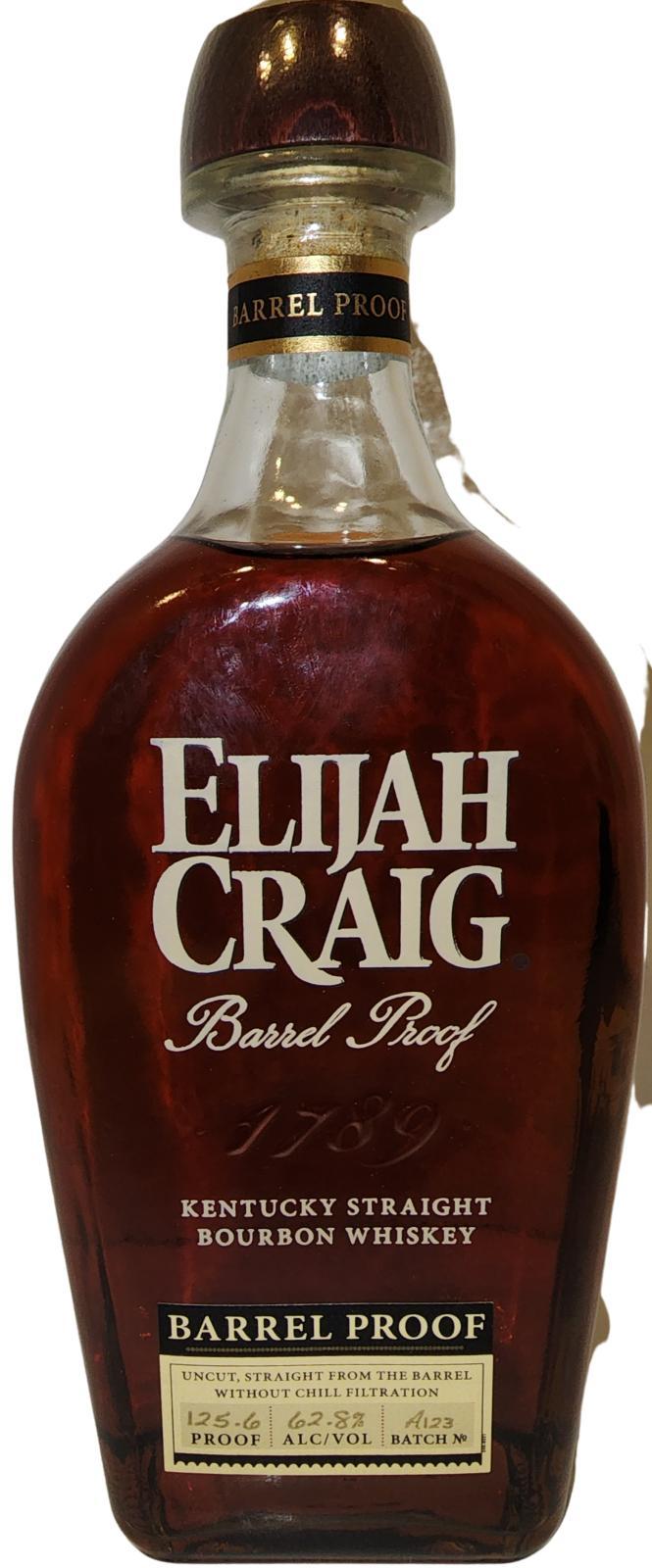 Elijah Craig 12-year-old  Barrel Proof