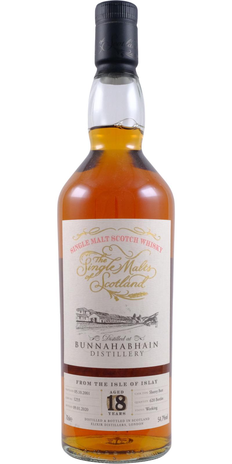 Bunnahabhain 2001 ElD The Single Malts of Scotland