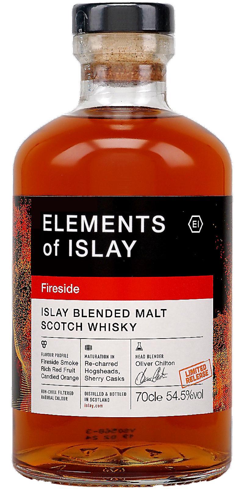 Islay Blended Malt Scotch Whisky Fireside ElD Elements of Islay