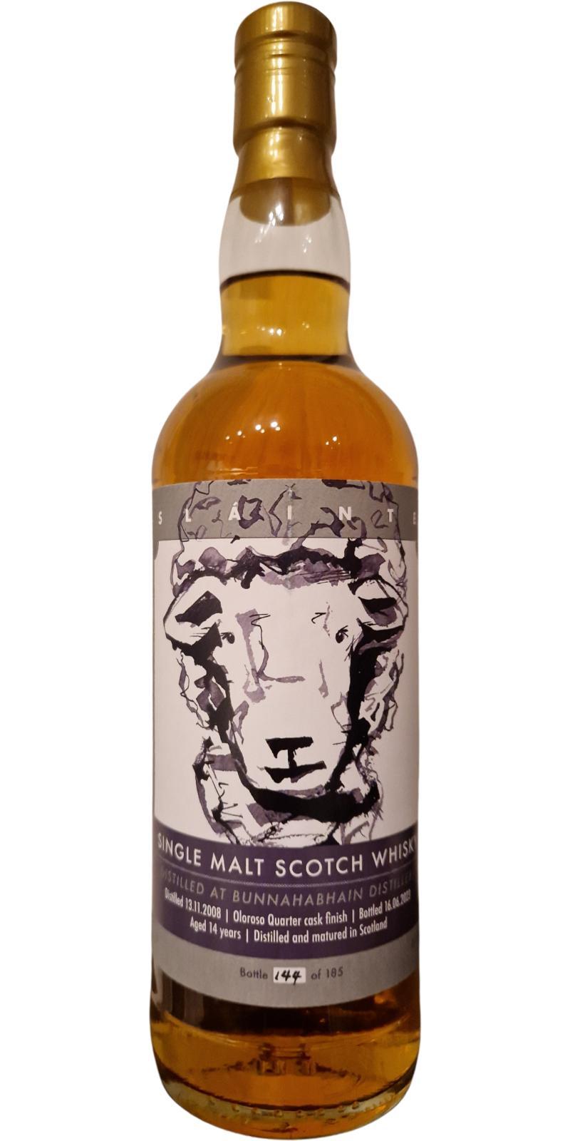 Bunnahabhain 2008 Fs Slainté