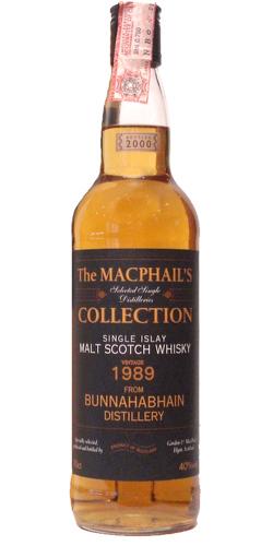 Bunnahabhain 1989 GM The MacPhail's Collection