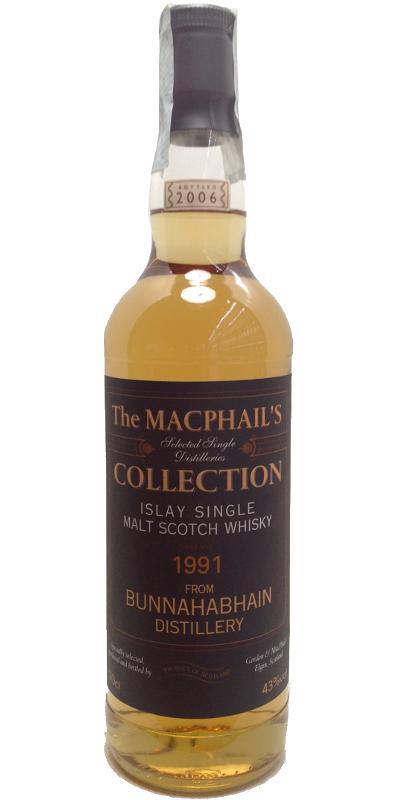 Bunnahabhain 1991 GM The MacPhail's Collection