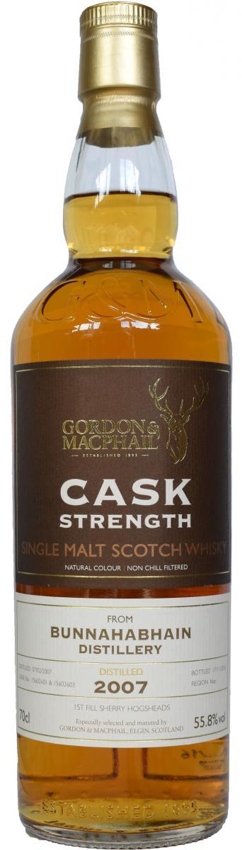 Bunnahabhain 2007 GM Cask Strength