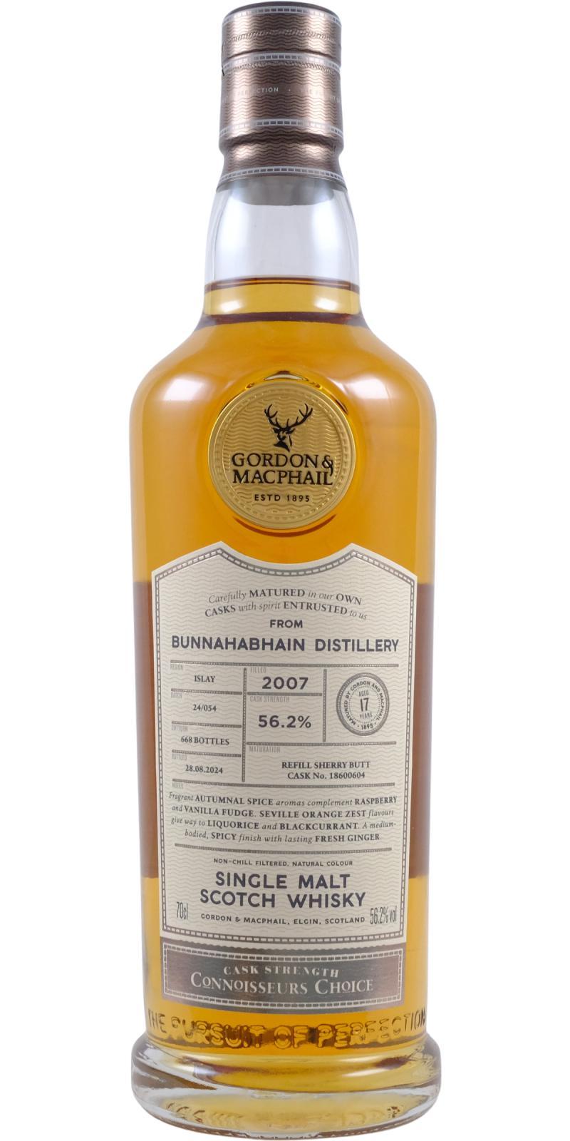 Bunnahabhain 2007 GM Connoisseurs Choice - Cask Strength