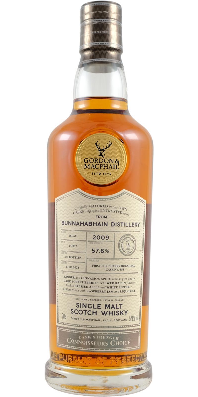 Bunnahabhain 2009 GM Connoisseurs Choice - Cask Strength