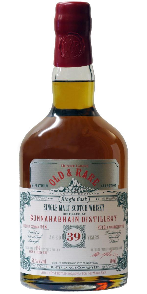 Bunnahabhain 1974 HL Old & Rare - A Platinum Selection