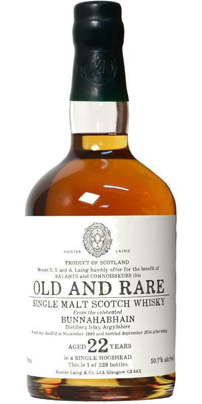 Bunnahabhain 1991 HL Old & Rare