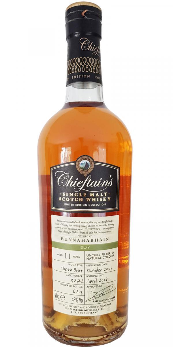 Bunnahabhain 2006 IM Chieftain's