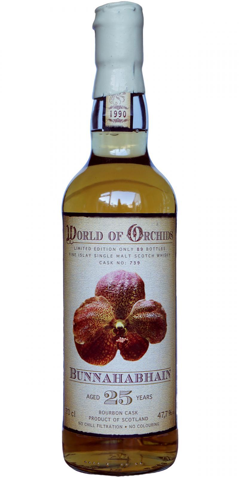 Bunnahabhain 1990 JW World of Orchids