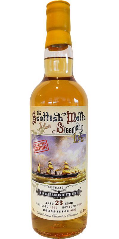 Bunnahabhain 1990 JW The Scottish Malt's Steamship Line - Collectors Edition