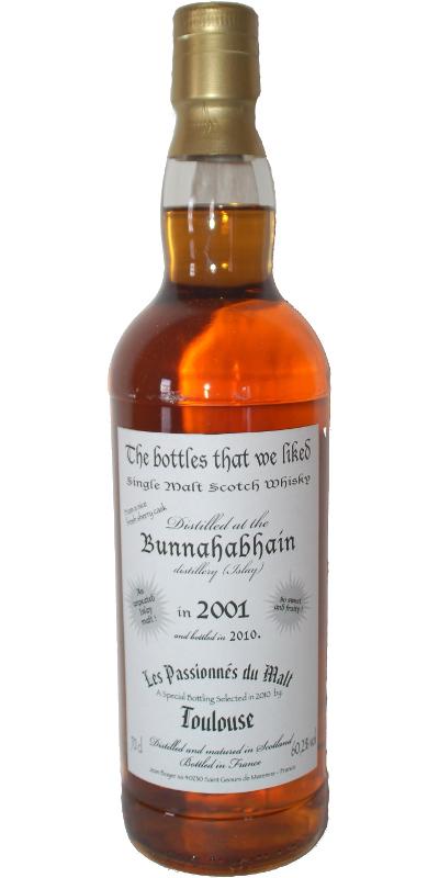 Bunnahabhain 2001 JB The bottles that we liked by Les Passionnés du Malt