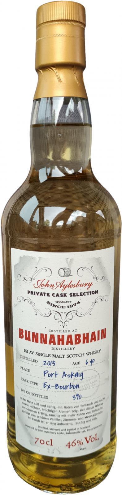 Bunnahabhain 2013 JAy Private Cask Selection