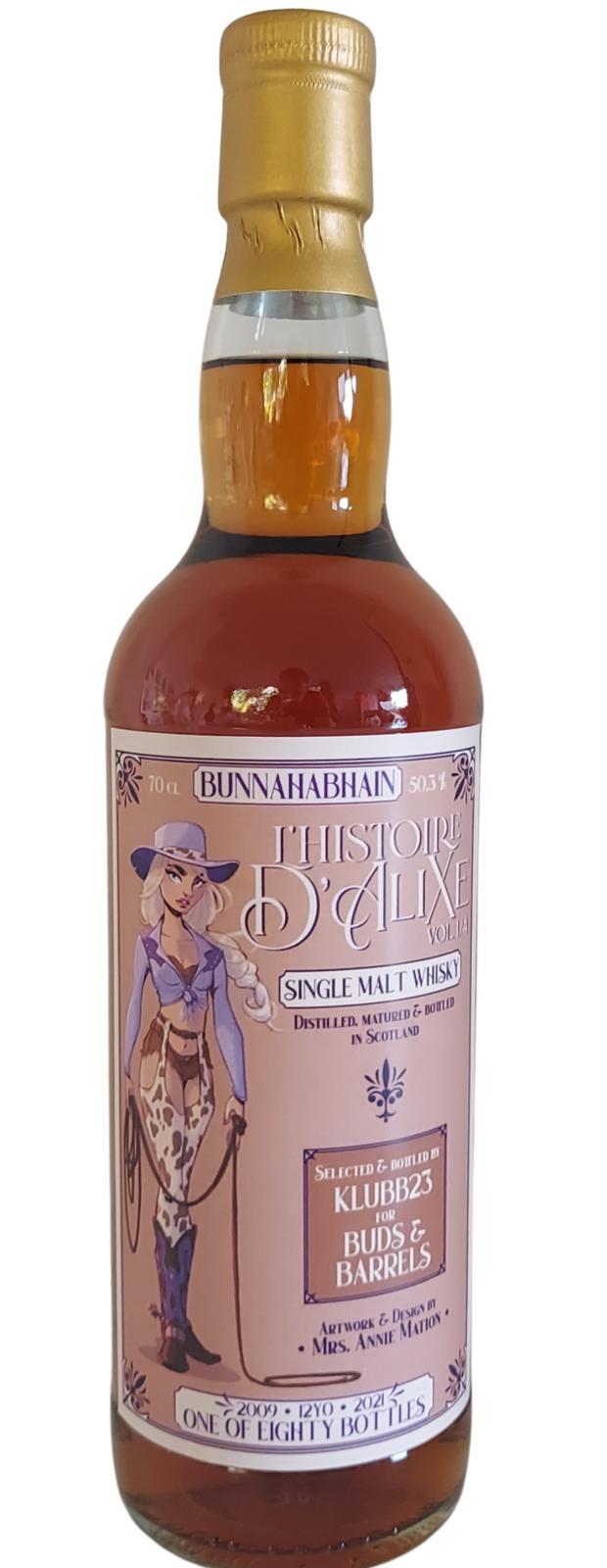 Bunnahabhain 2009 K23 l'histoire D'AliXe