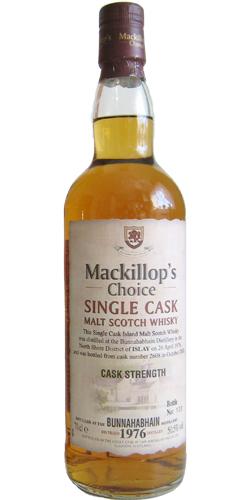 Bunnahabhain 1976 McC Single Cask - Cask Strength
