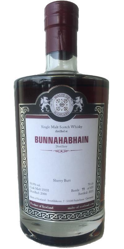 Bunnahabhain 2000 MoS