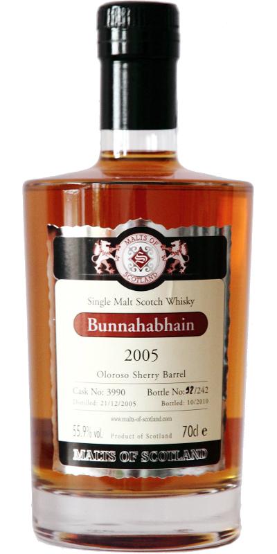Bunnahabhain 2005 MoS