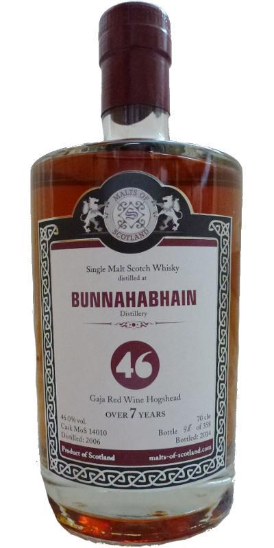 Bunnahabhain 2006 MoS 46% series