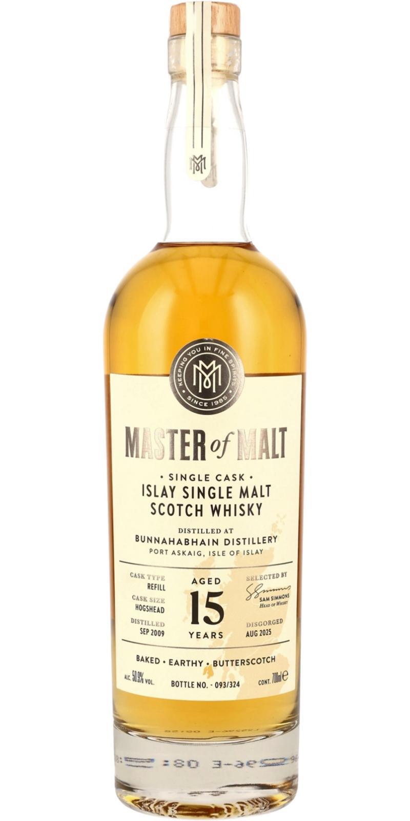 Bunnahabhain 2009 MoM Single Cask