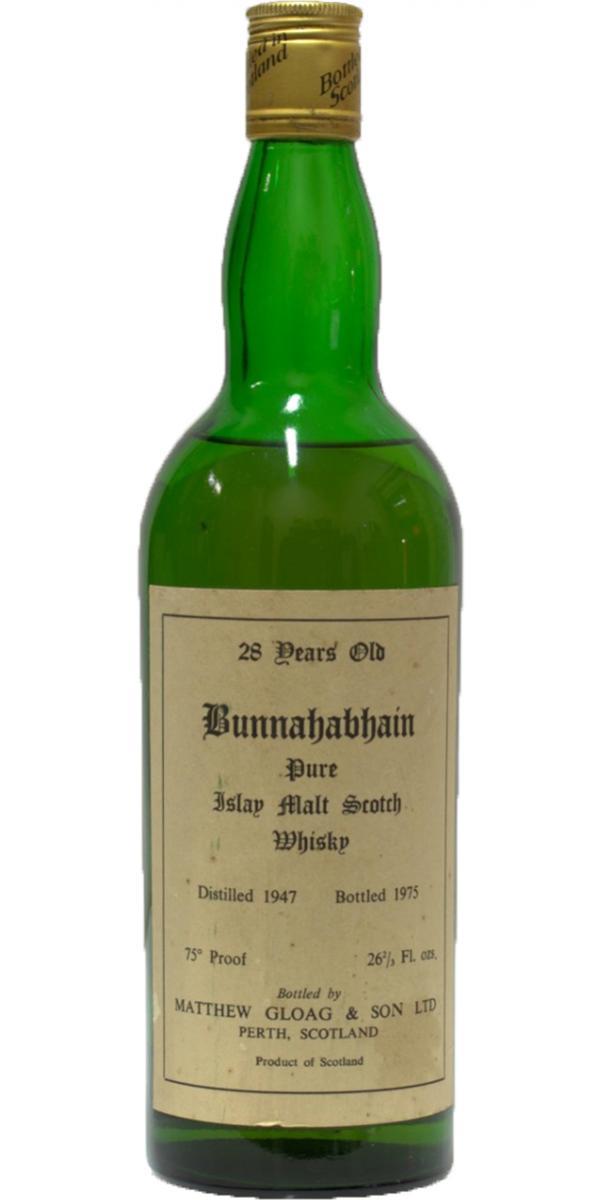Bunnahabhain 1947 MG&S Pure Islay Malt Scotch Whisky