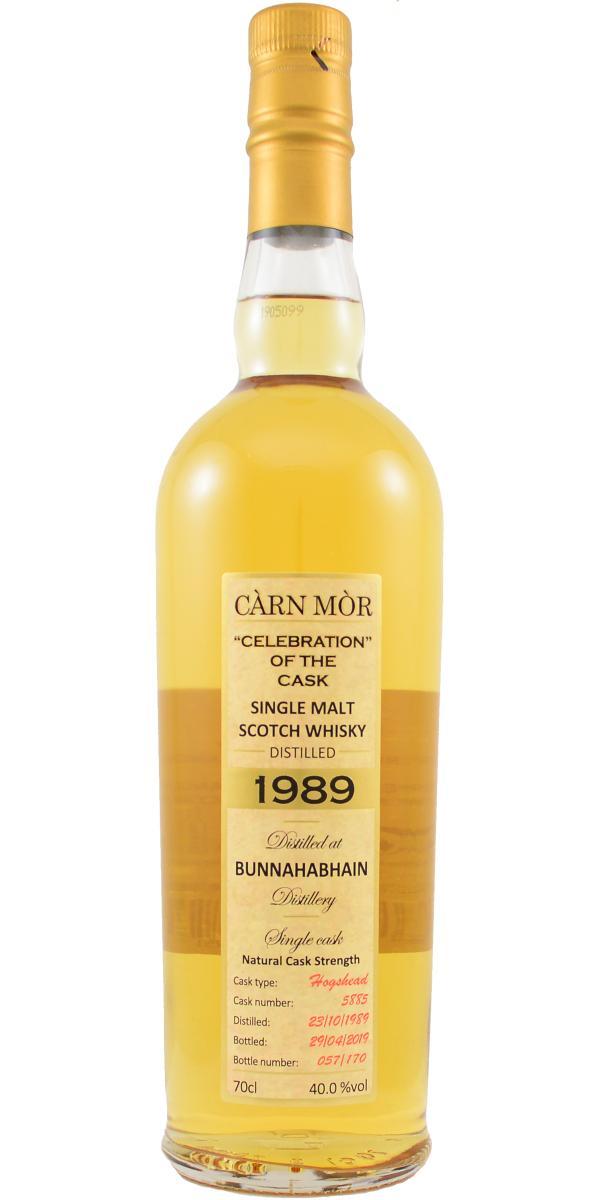 Bunnahabhain 1989 MMcK Càrn Mòr Celebration of the Cask