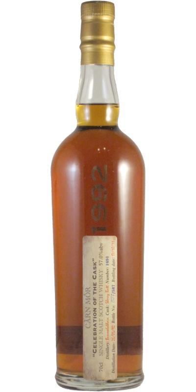 Bunnahabhain 1992 MMcK Càrn Mòr Celebration of the Cask