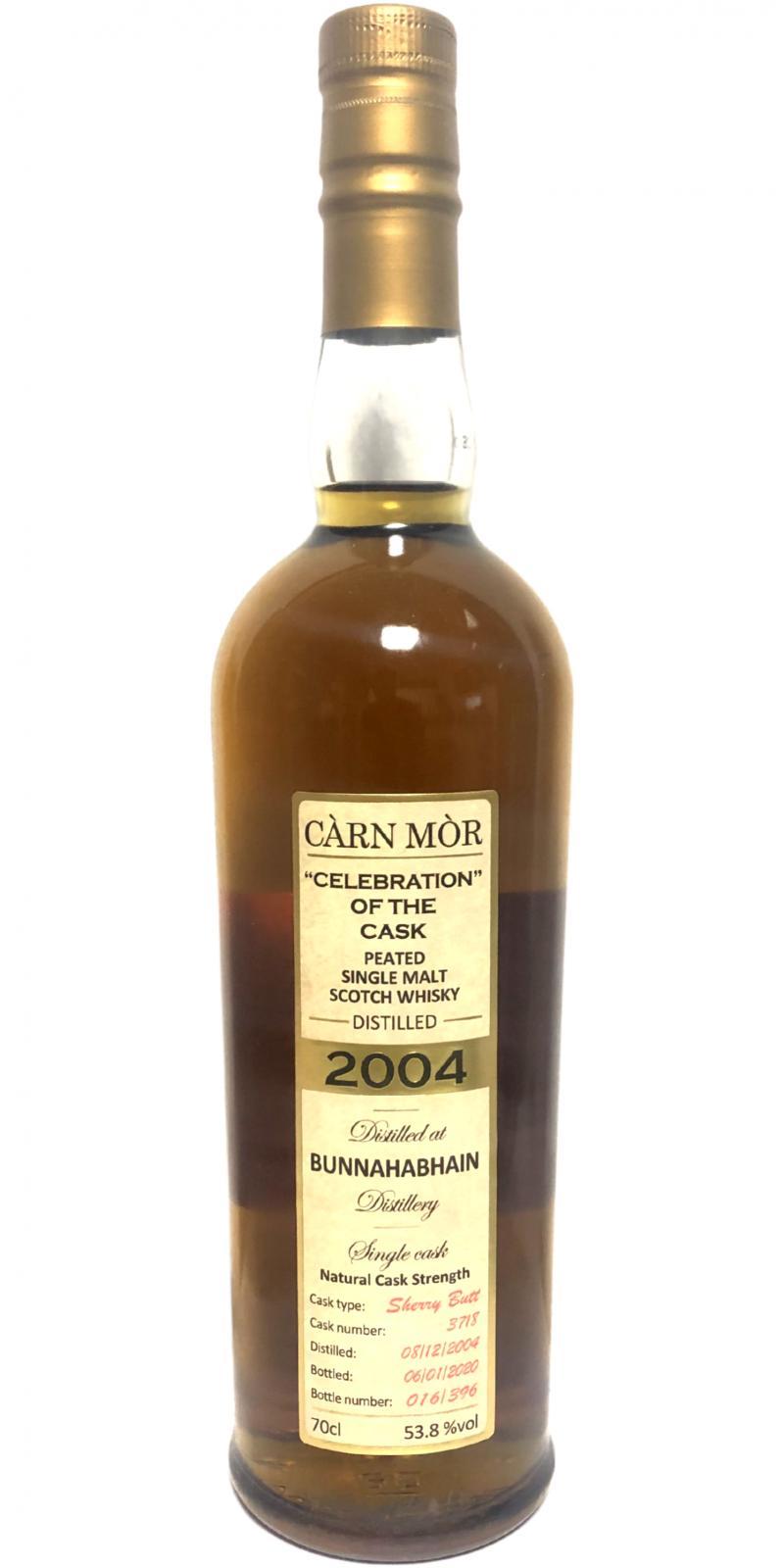 Bunnahabhain 2004 MMcK Càrn Mòr Celebration of the Cask