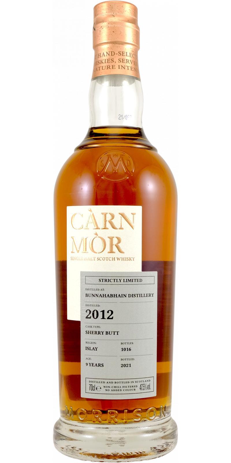Bunnahabhain 2012 MSWD Càrn Mòr - Strictly Limited