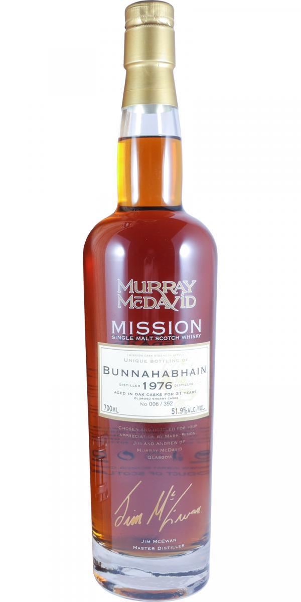 Bunnahabhain 1976 MM Mission Cask Strength Series